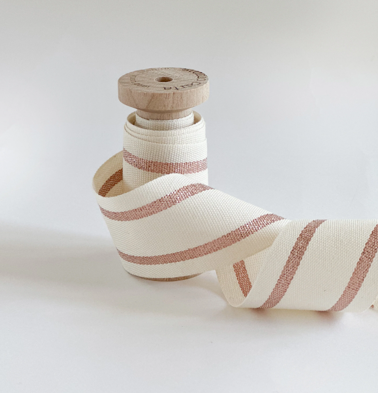 Wood Spool Striped Cotton Ribbon